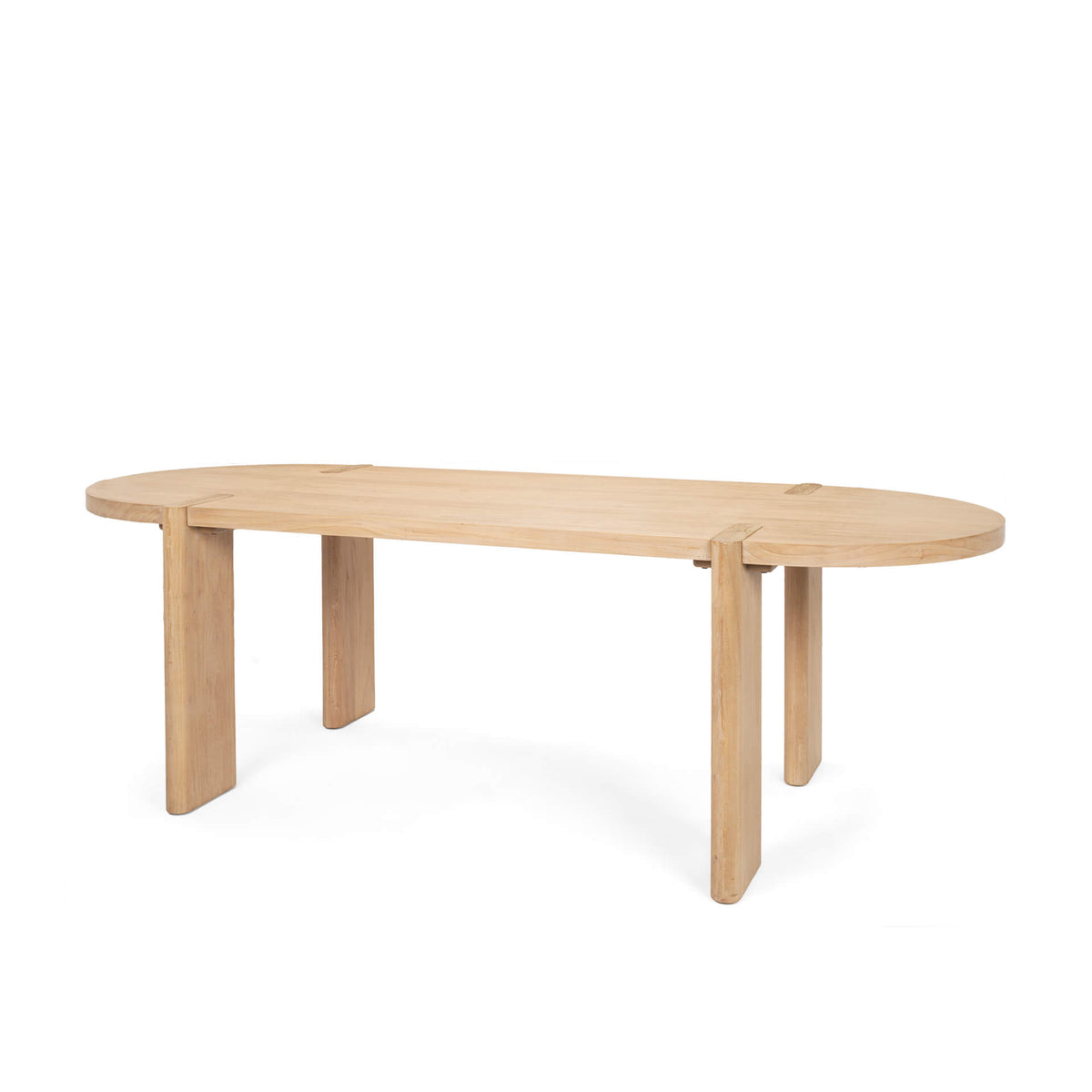 MERCANA SOHAN LIGHT ELM WOOD DINING TABLE 70854