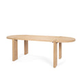 MERCANA SOHAN LIGHT ELM WOOD DINING TABLE 70854