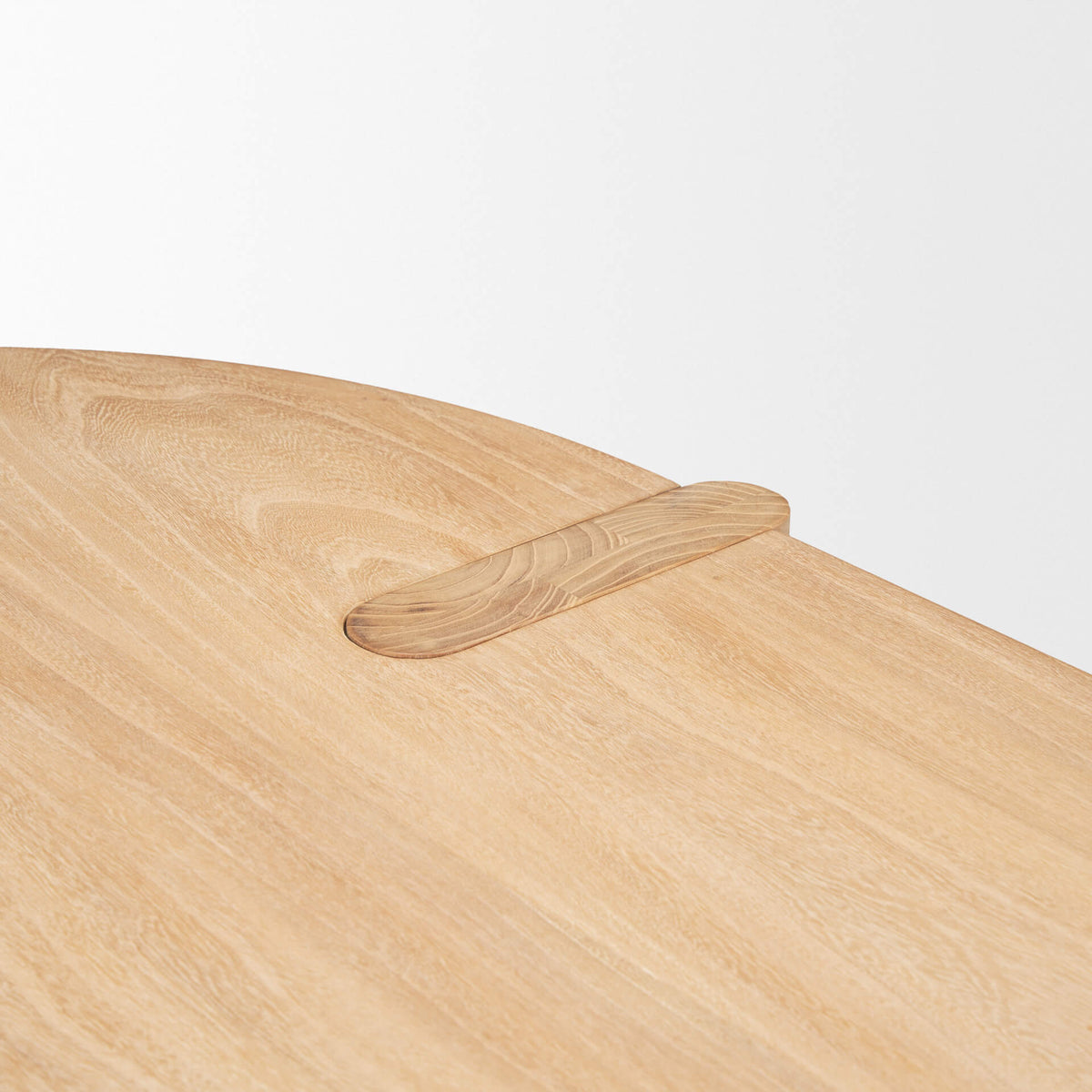 MERCANA SOHAN LIGHT ELM WOOD DINING TABLE 70854