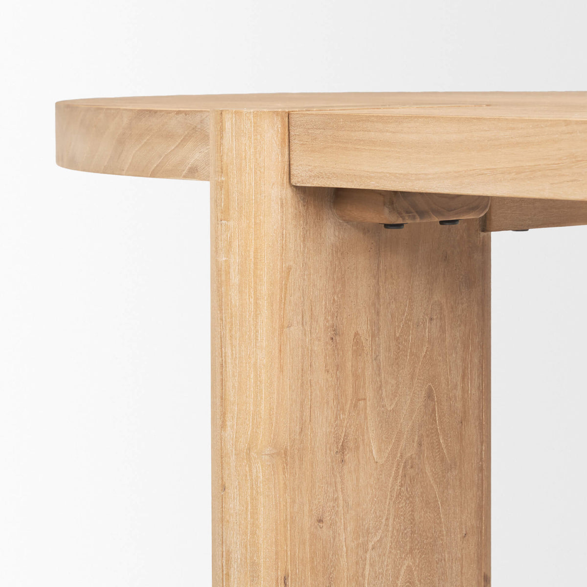 MERCANA SOHAN LIGHT ELM WOOD DINING TABLE 70854