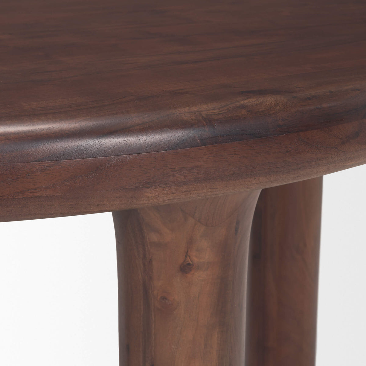 MERCANA SOMA 48" RED BROWN ACACIA WOOD DINING TABLE 70874-AB