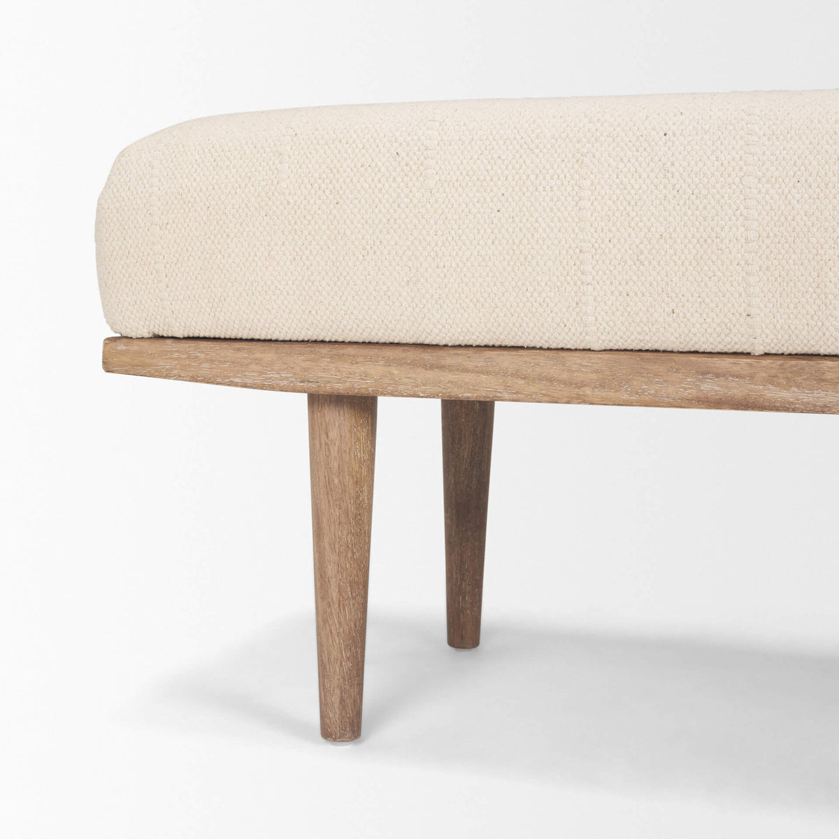 MERCANA SHAE OATMEAL FABRIC BENCH 70797