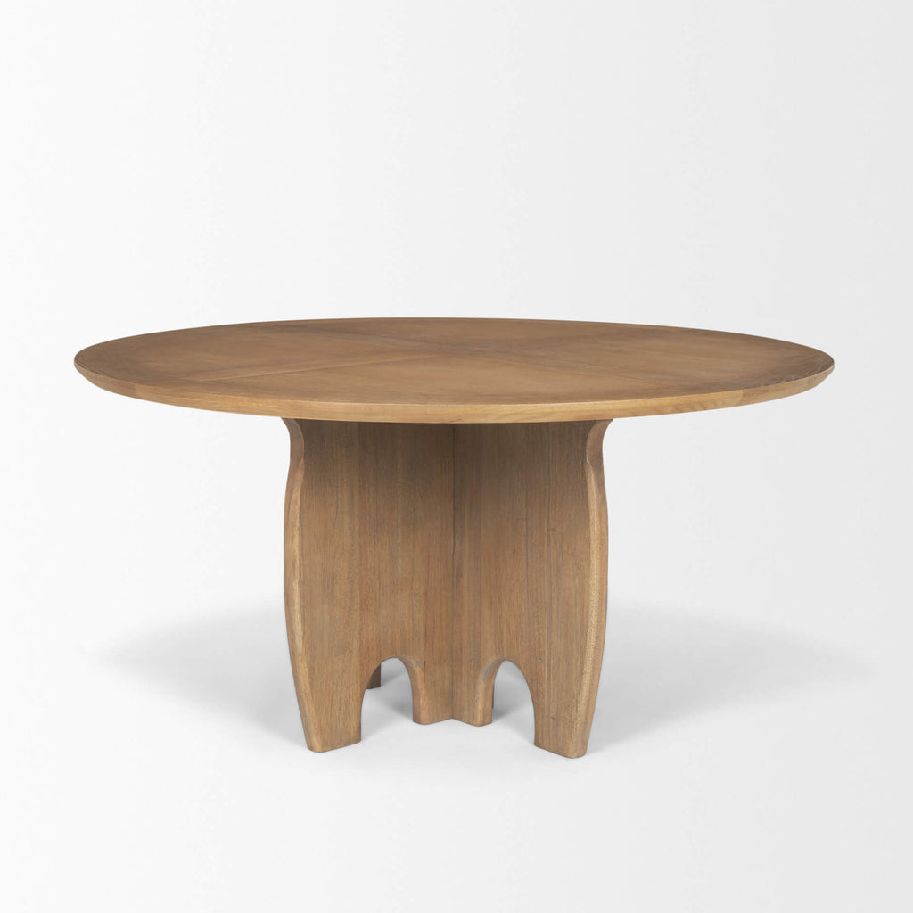 MERCANA SONOMI BROWN WOOD DINING TABLE 70814-AB