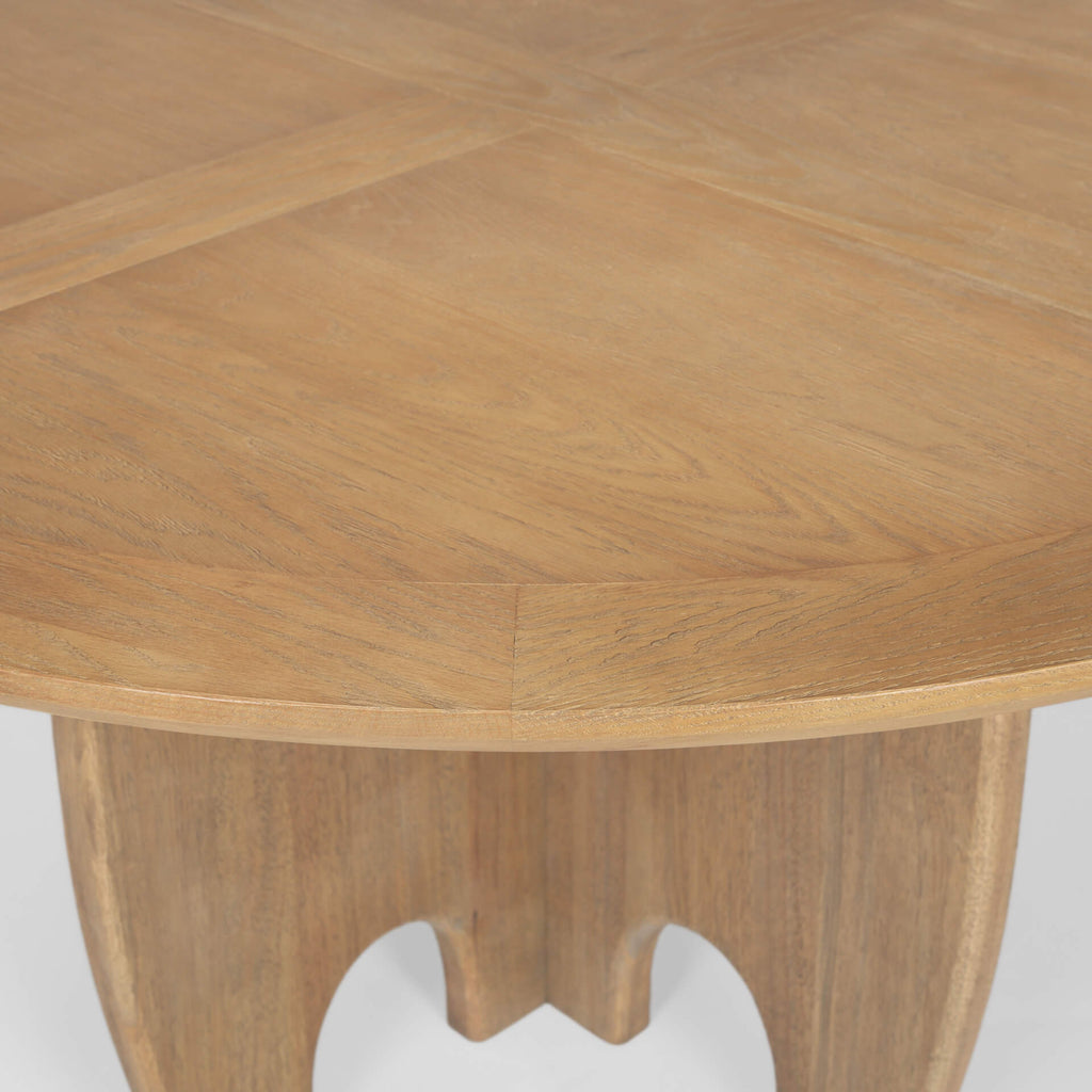 MERCANA SONOMI BROWN WOOD DINING TABLE 70814-AB
