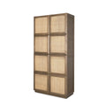 MERCANA SINA NATTURAL RATTAN 2 DOOR CURIO CABINET 70816