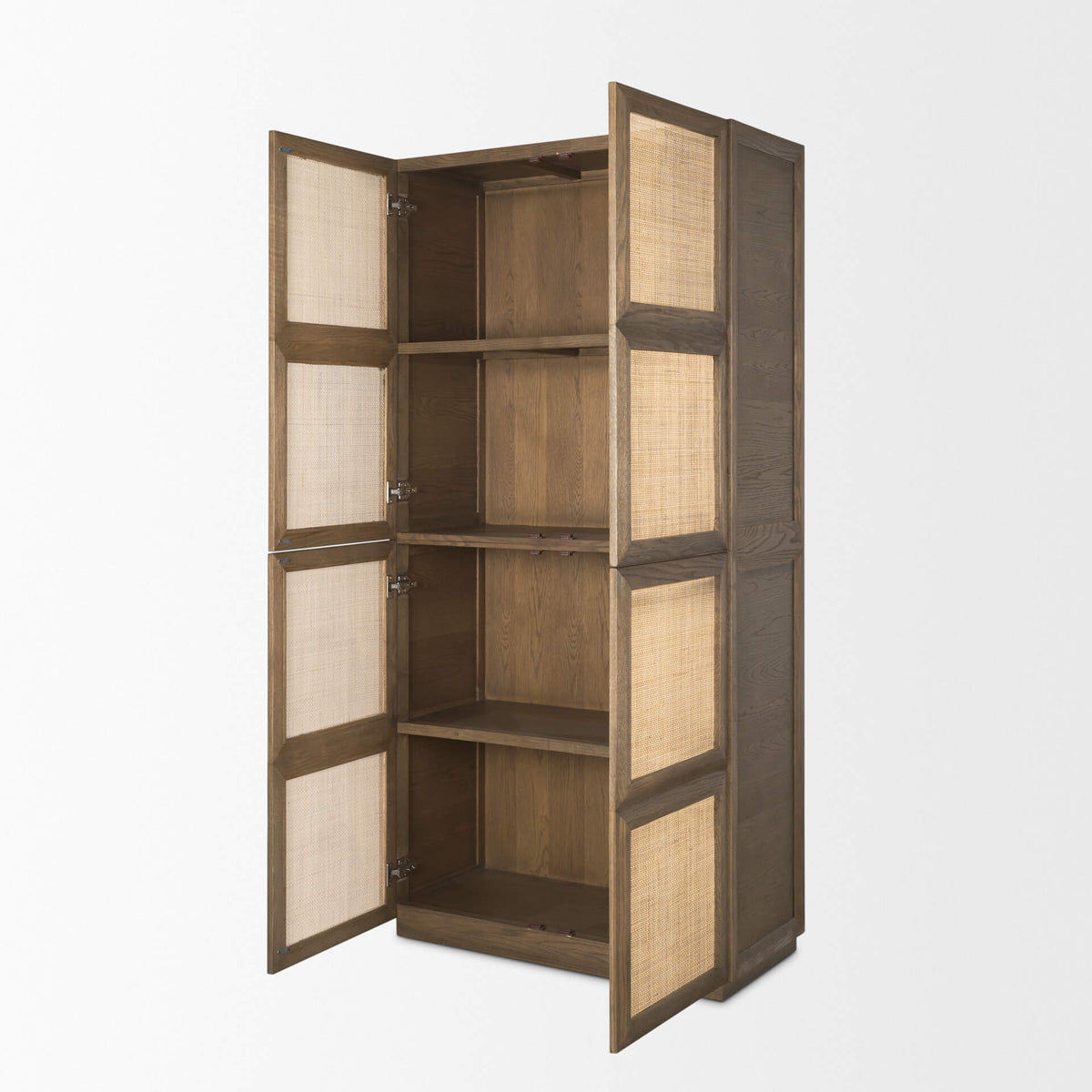 MERCANA SINA NATTURAL RATTAN 2 DOOR CURIO CABINET 70816