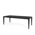 MERCANA TEVA RECTANGLE BLACK WOOD DINING TABLE 70862