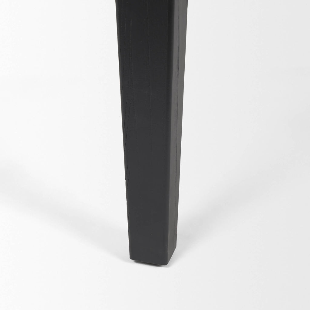 MERCANA TEVA RECTANGLE BLACK WOOD DINING TABLE 70862