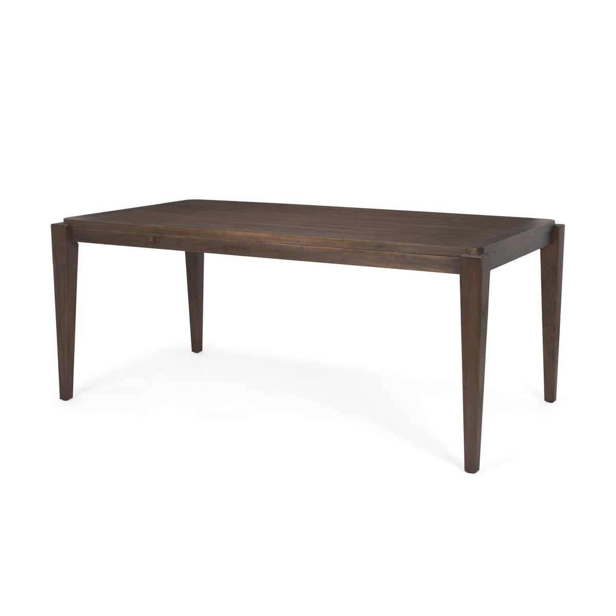 MERCANA TEVA RECTANGLE BROWN WOOD DINING TABLE 70863