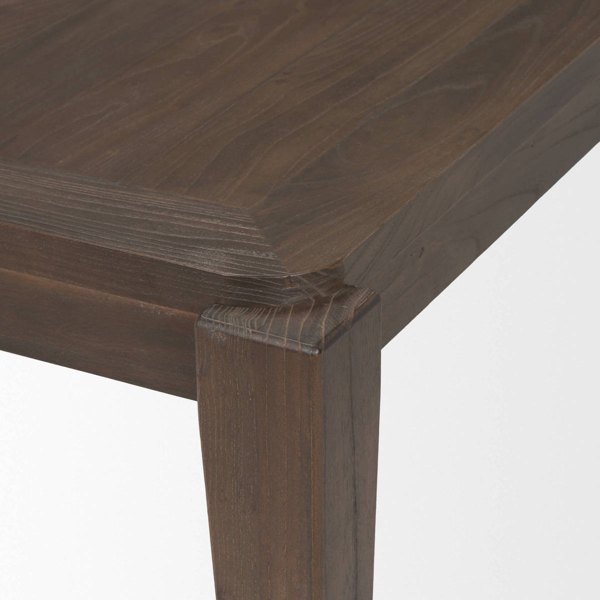 MERCANA TEVA RECTANGLE BROWN WOOD DINING TABLE 70863
