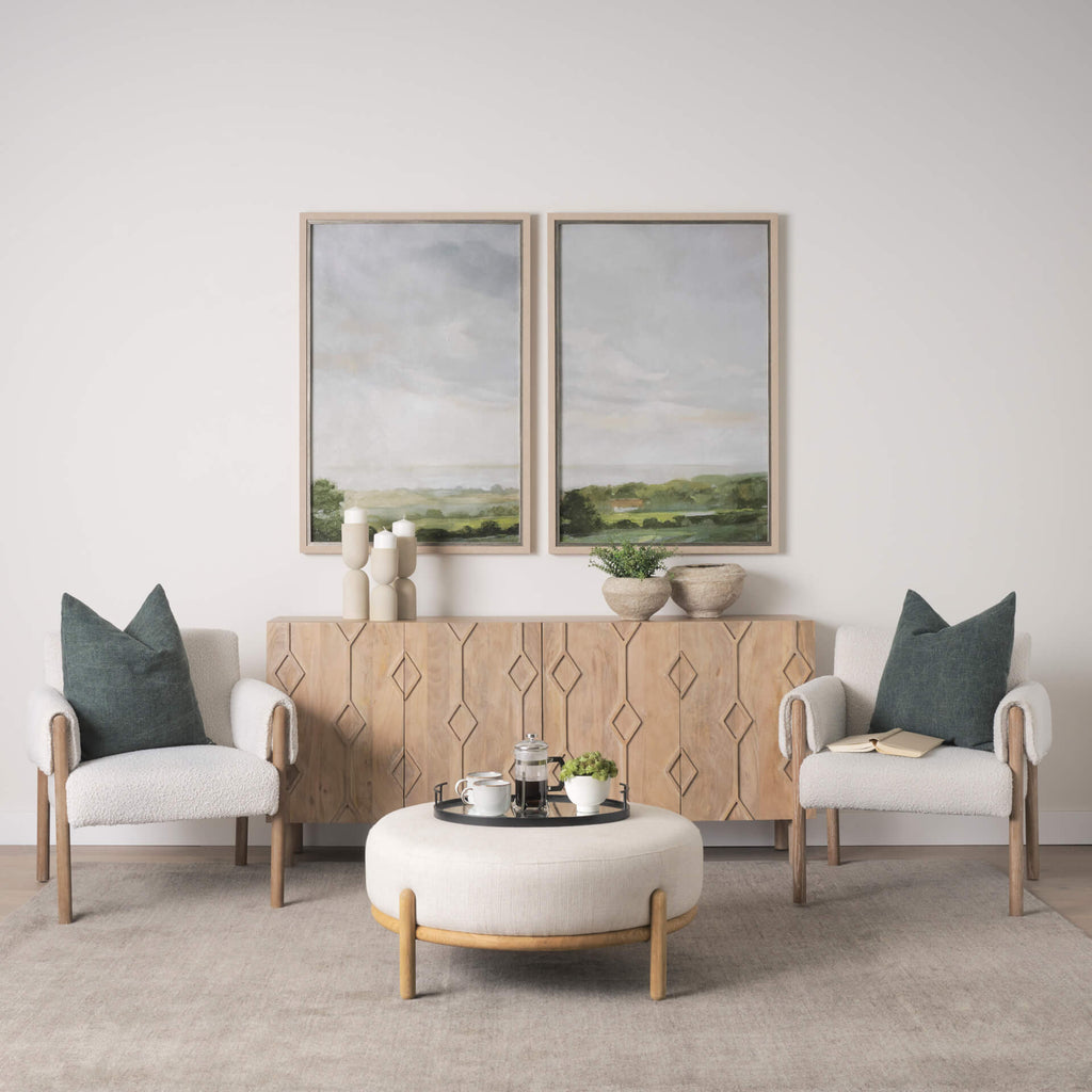 MERCANA HEERA DIAMOND MOTIF SIDEBOARD 70644