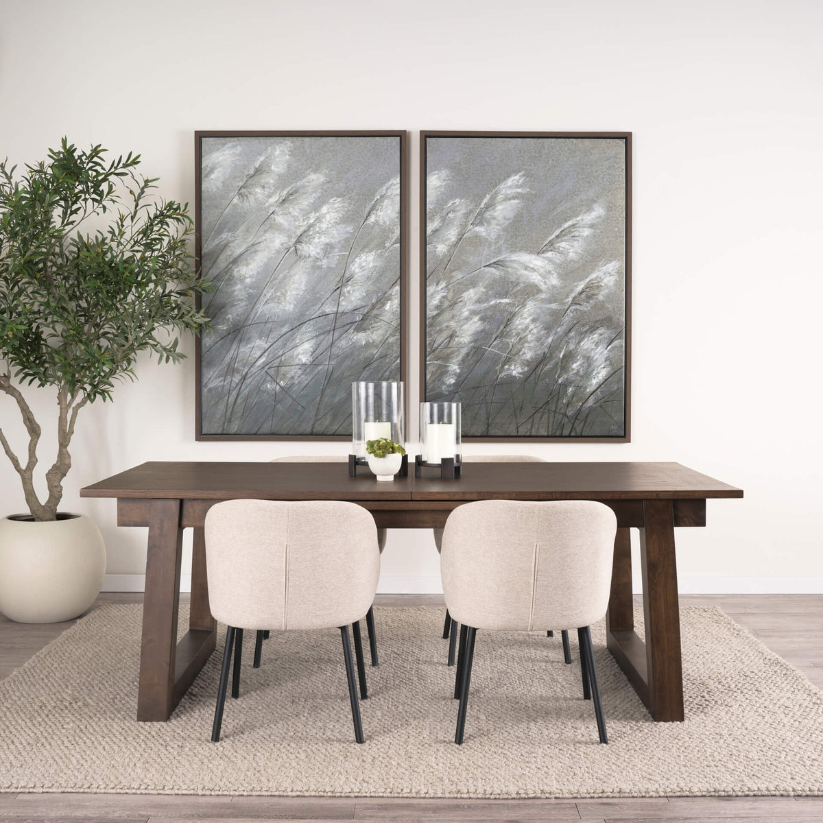 MERCANA TAKOTA RECTANGLE EXTENDABLE DINING TABLE 70890-AB