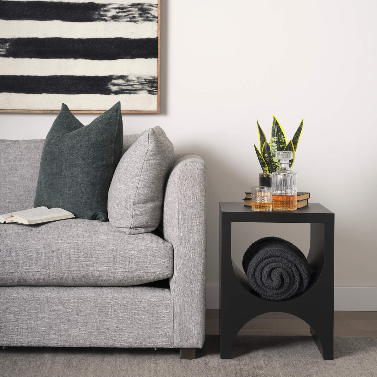 MERCANA SOBI SQUARE METAL SIDE TABLE 70746