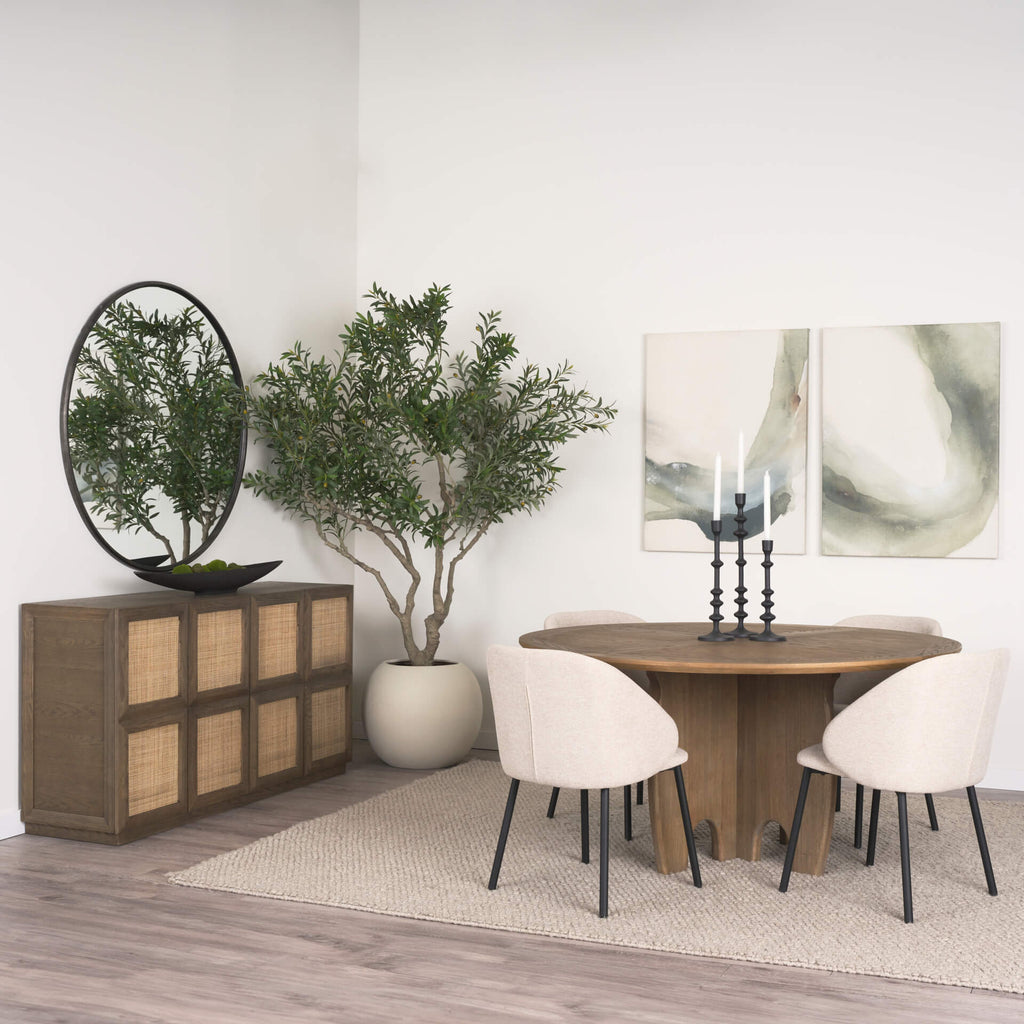MERCANA SINA NATTURAL RATTAN 4 DOOR SIDEBOARD 70815