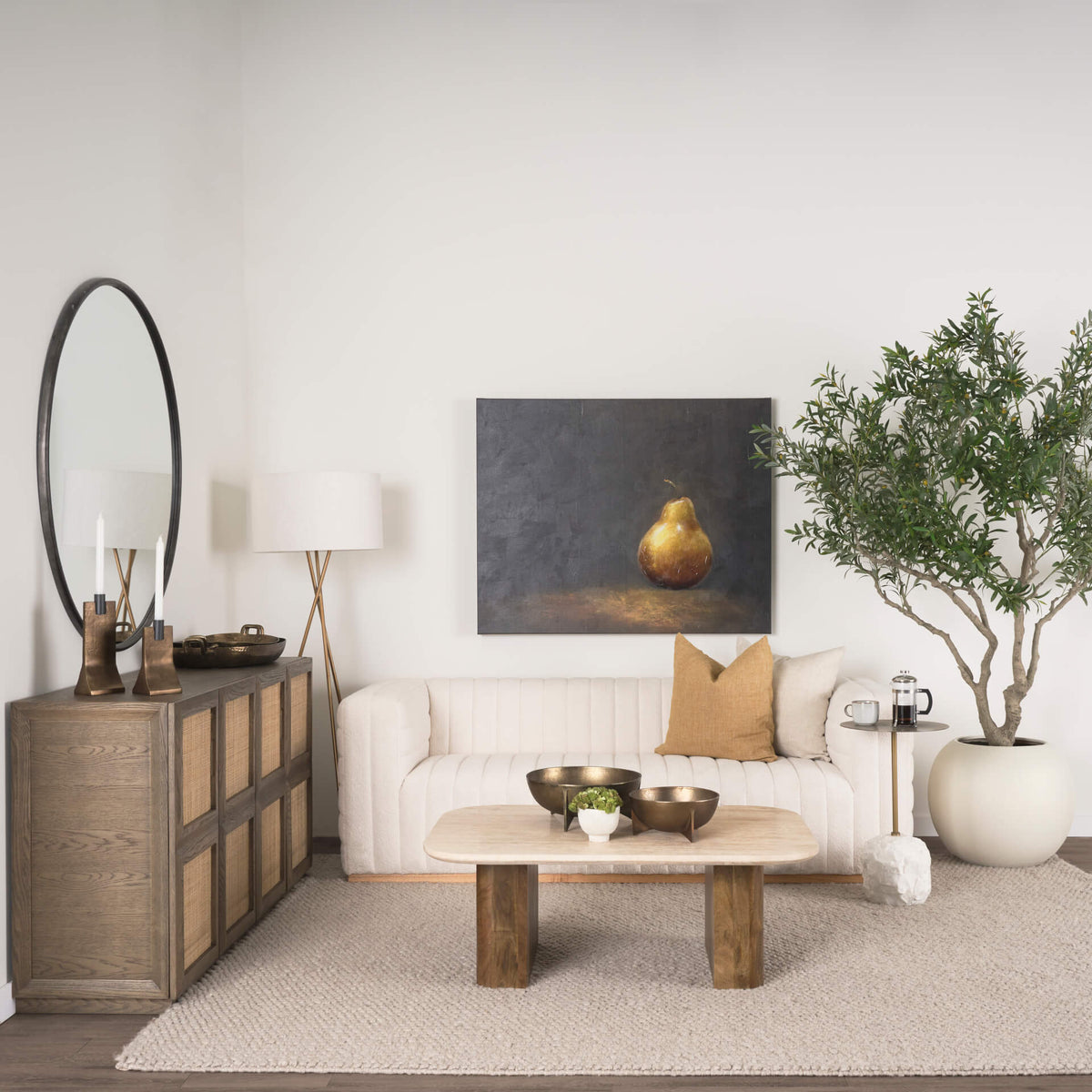 MERCANA SYMONA MANGO WOOD COFFEE TABLE  70880-AB