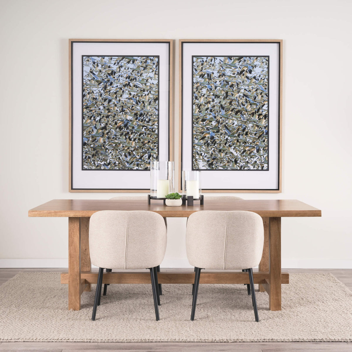 MERCANA SUKE 84" RECTANGLE DINING TABLE 70872-AB