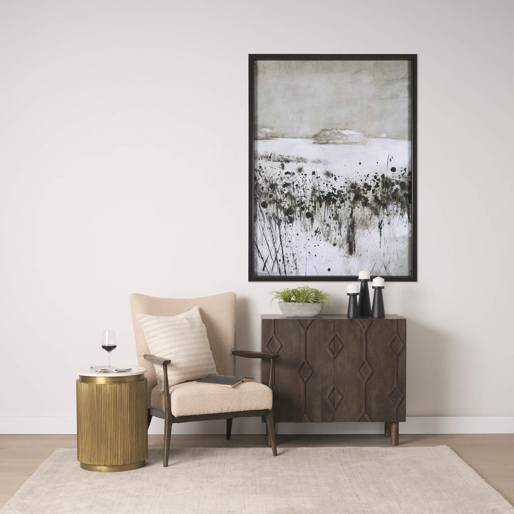 MERCANA SATIMA ROUND FLUTED ACCENT TABLE 70777
