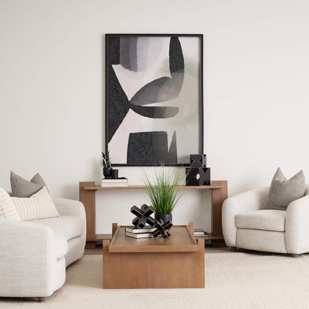 MERCANA SARAH BLACK METAL WITH MARBLE BASE TABLE LAMP 69702