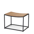 MERCANA TANIEL STOOL LIGHT BROWN WOOD SEAT 70817