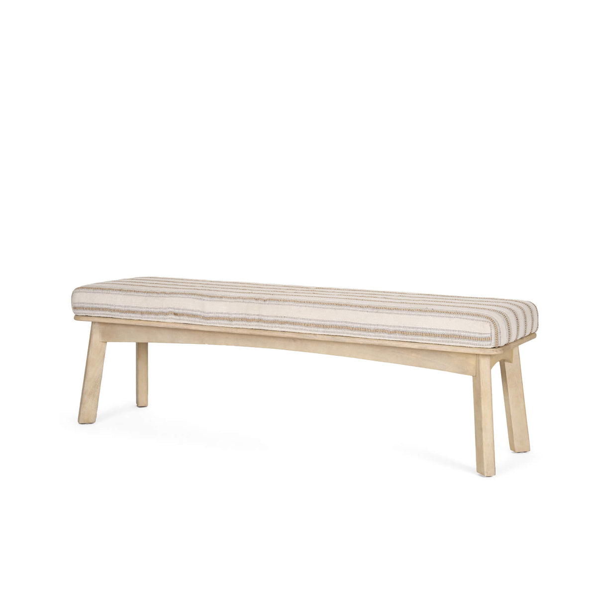 MERCANA TAIMO STRIPED FABRIC BENCH 70846