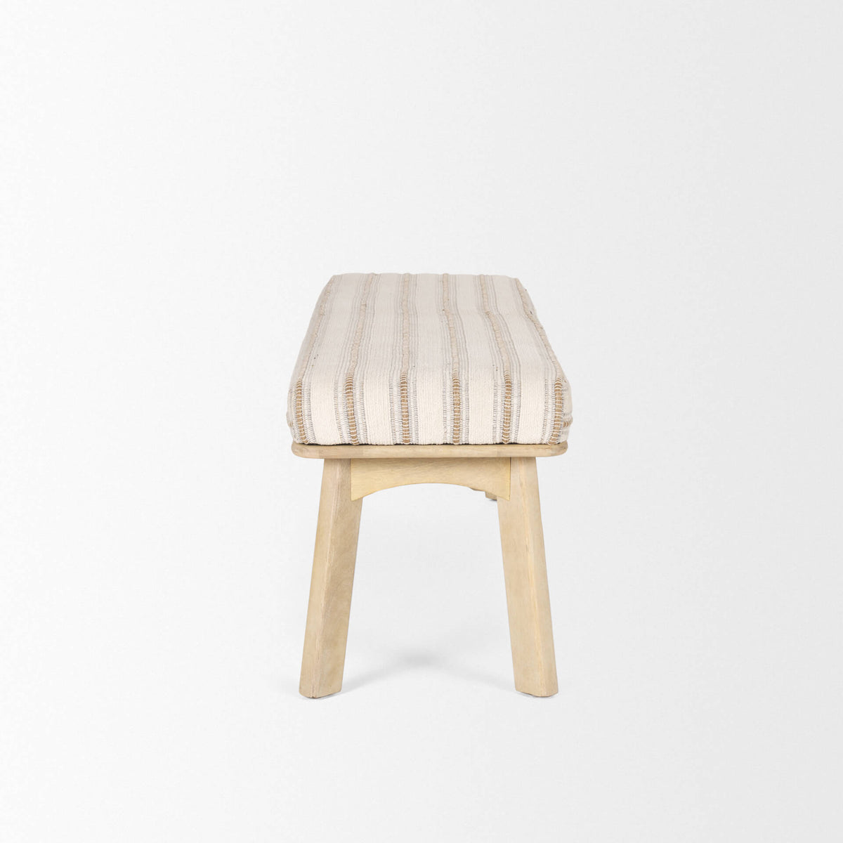 MERCANA TAIMO STRIPED FABRIC BENCH 70846
