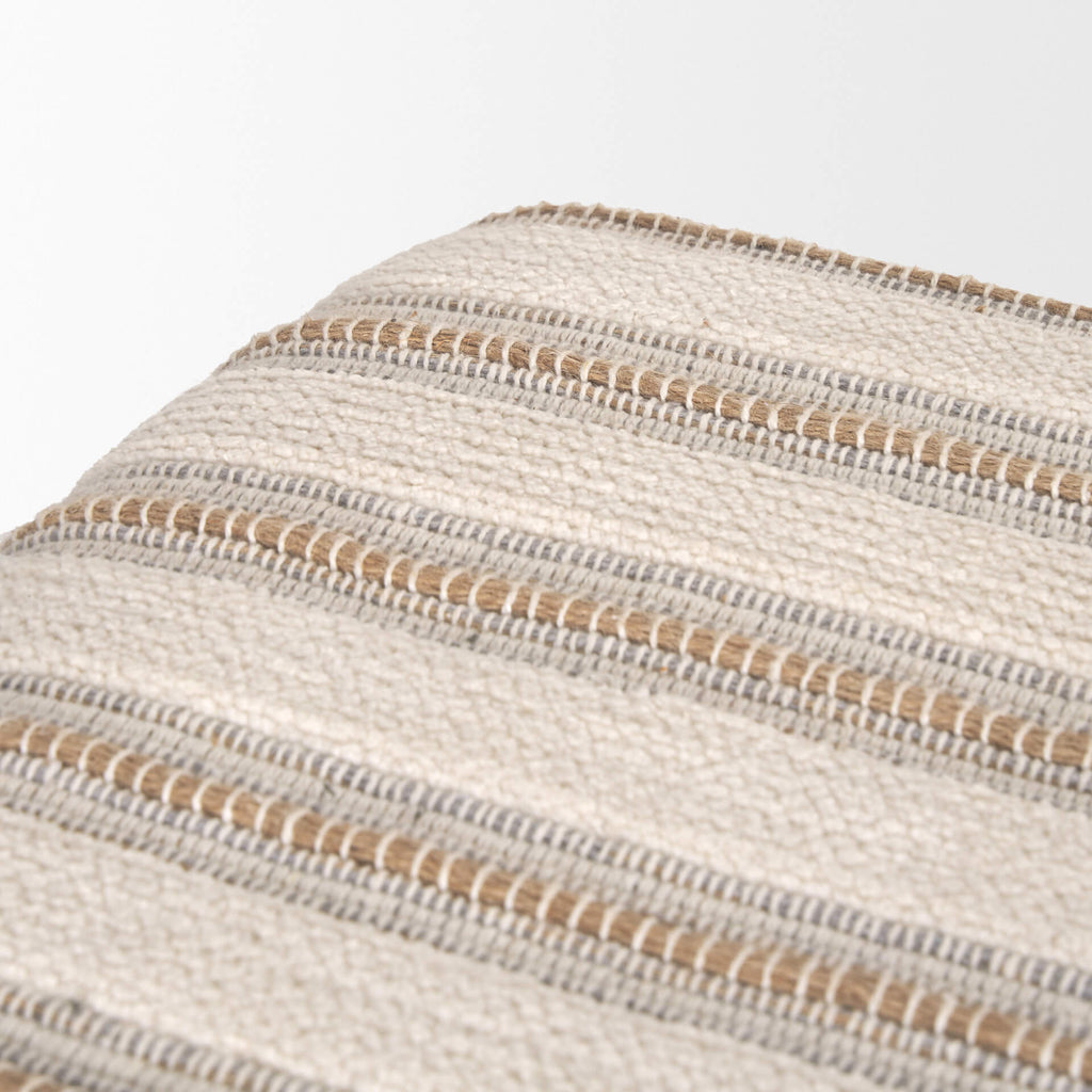 MERCANA TAIMO STRIPED FABRIC BENCH 70846