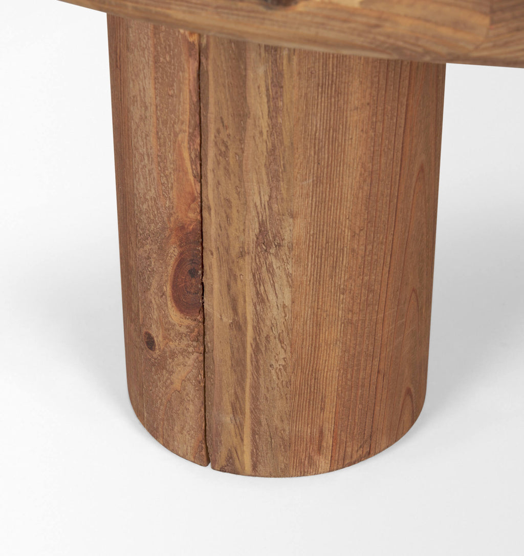 MERCANA TUCSON ROUND BLACK TOP SIDE TABLE  70889-AB