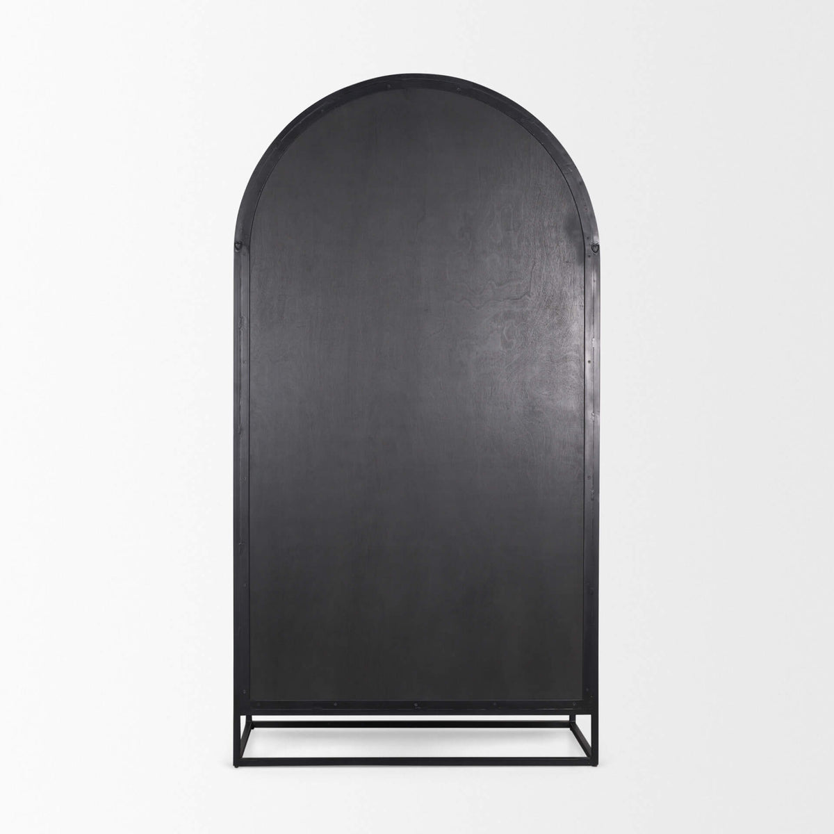 MERCANA SLOAN DARK BROWN WOOD CURIO CABINET 70828