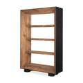 MERCANA TABOR BLACK OAK FRAME BOOKCASE 70895