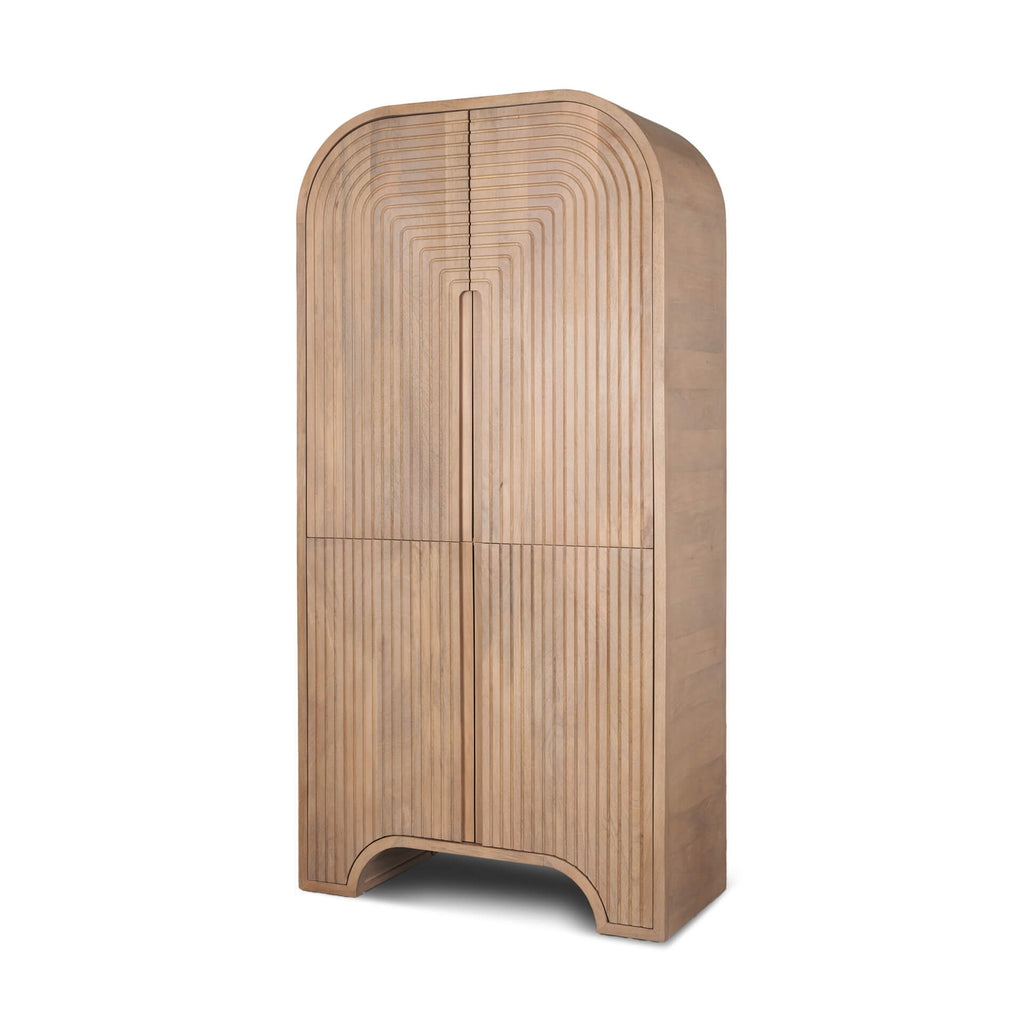 MERCANA SORINA FLUTED CURIO CABINET 70836