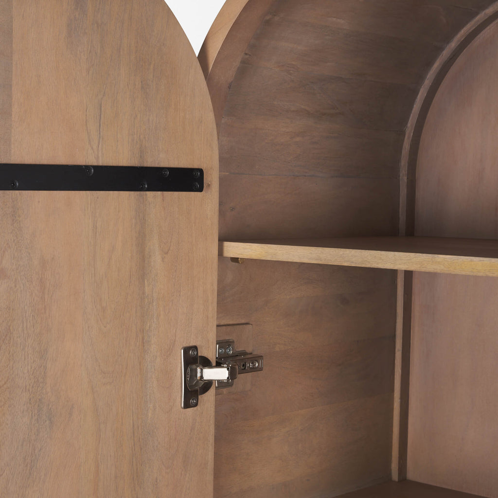 MERCANA SORINA FLUTED CURIO CABINET 70836