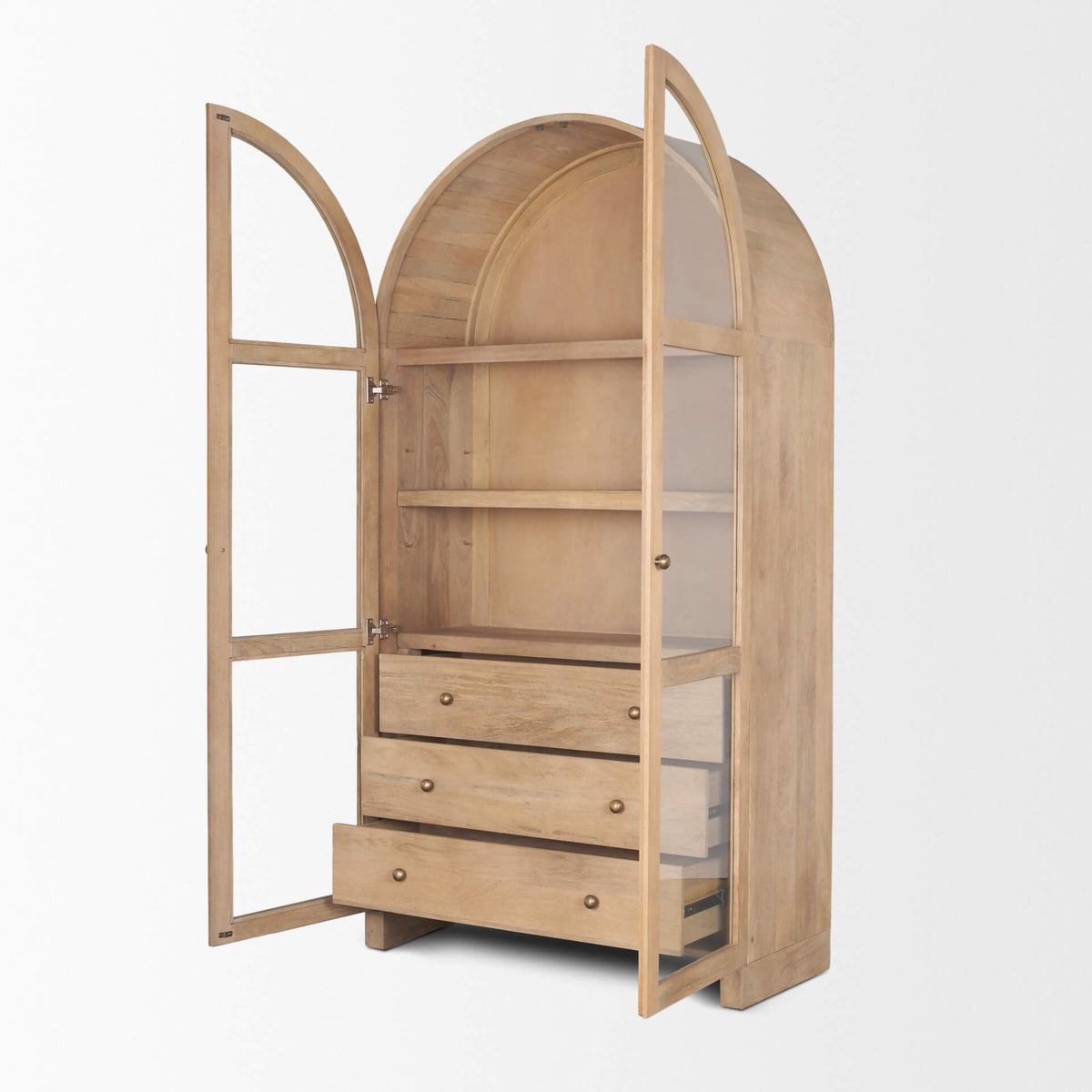 MERCANA SURI ARCHED CURIO CABINET 70825
