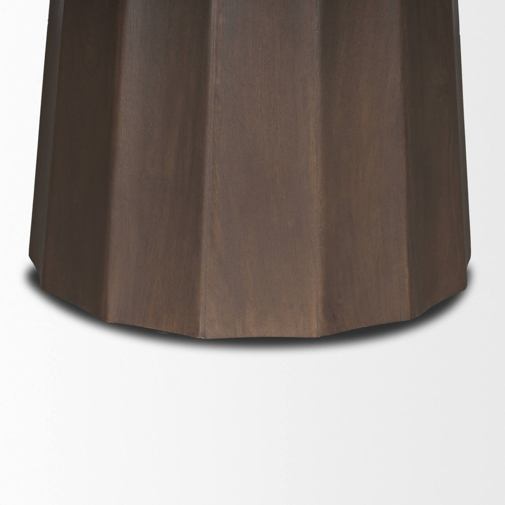 MERCANA SWANSON 60" DARK BROWN WOOD DINING TABLE 70830-AB