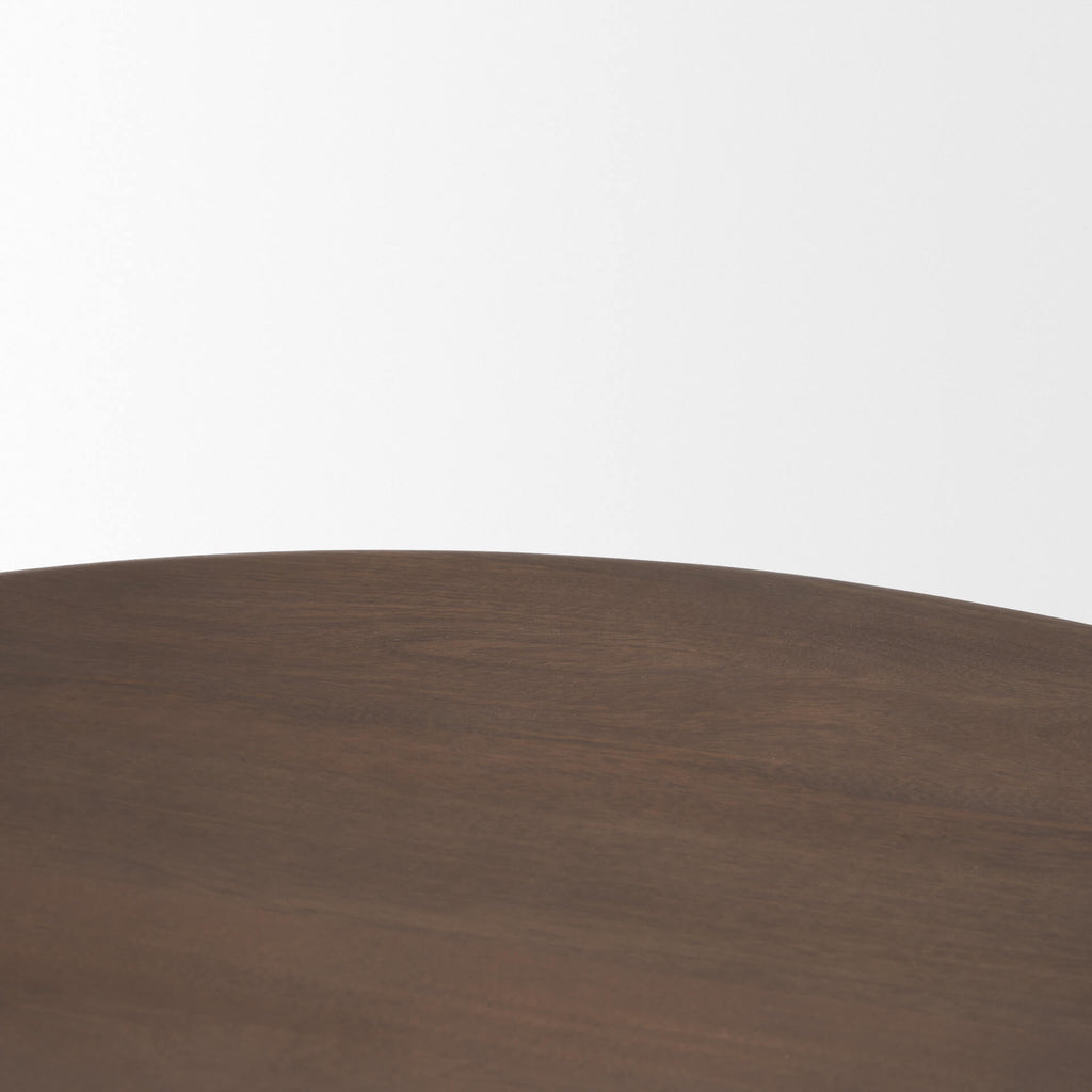MERCANA SHIMA DARK BROWN WOOD COFFEE TABLE  70832