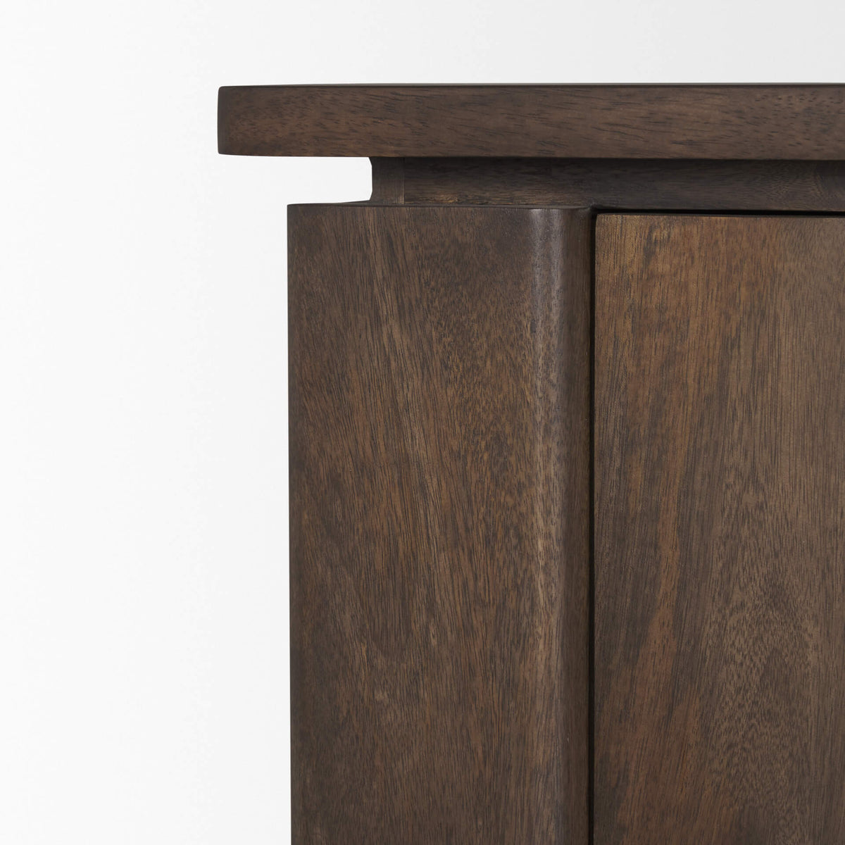 MERCANA WALLEN 2 DOOR DARK BROWN WOOD SIDEBOARD 71010