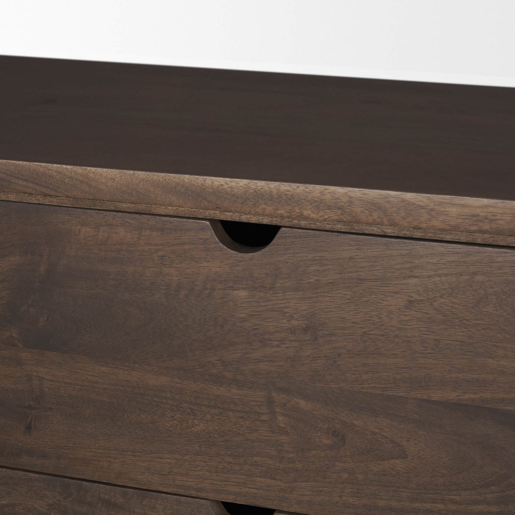 MERCANA WALLEN 2 DOOR DARK BROWN WOOD SIDEBOARD 71010