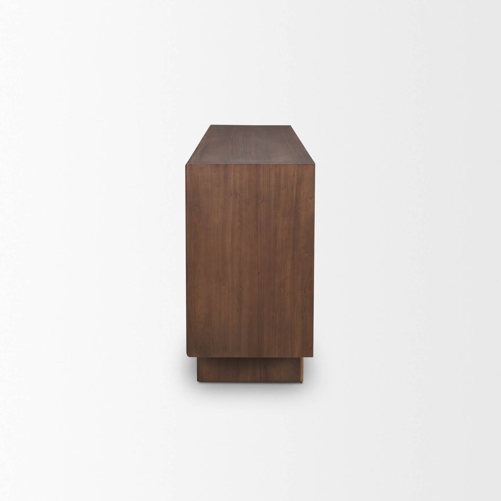 MERCANA VARENNA 4 DOOR DARK BROWN WOOD SIDEBOARD 71012