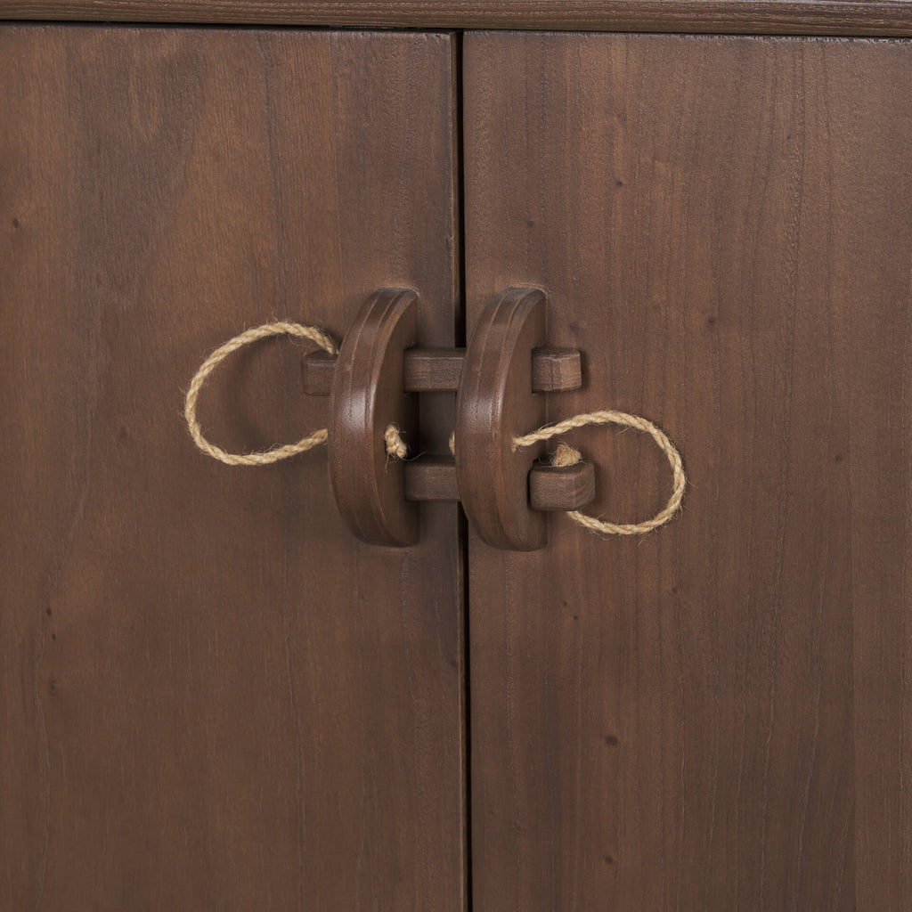 MERCANA VARENNA 4 DOOR DARK BROWN WOOD SIDEBOARD 71012