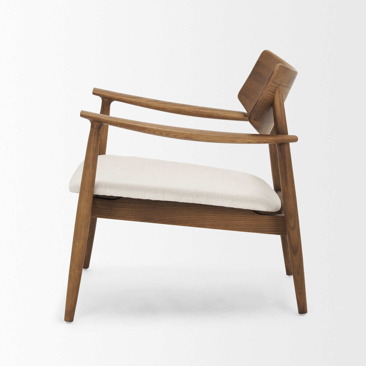 MERCANA HAGGEN BROWN OAK ACCENT CHAIR 71015
