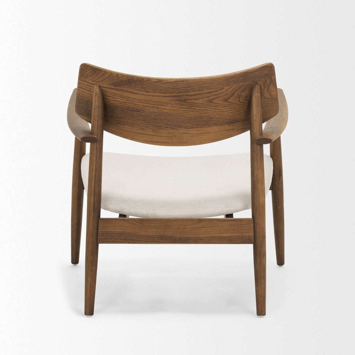 MERCANA HAGGEN BROWN OAK ACCENT CHAIR 71015