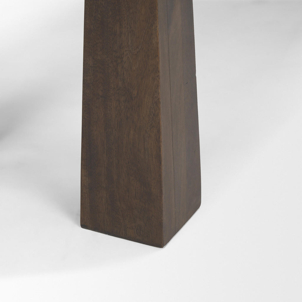 MERCANA WOLCOTT DARK SOLID WOOD BENCH 71019