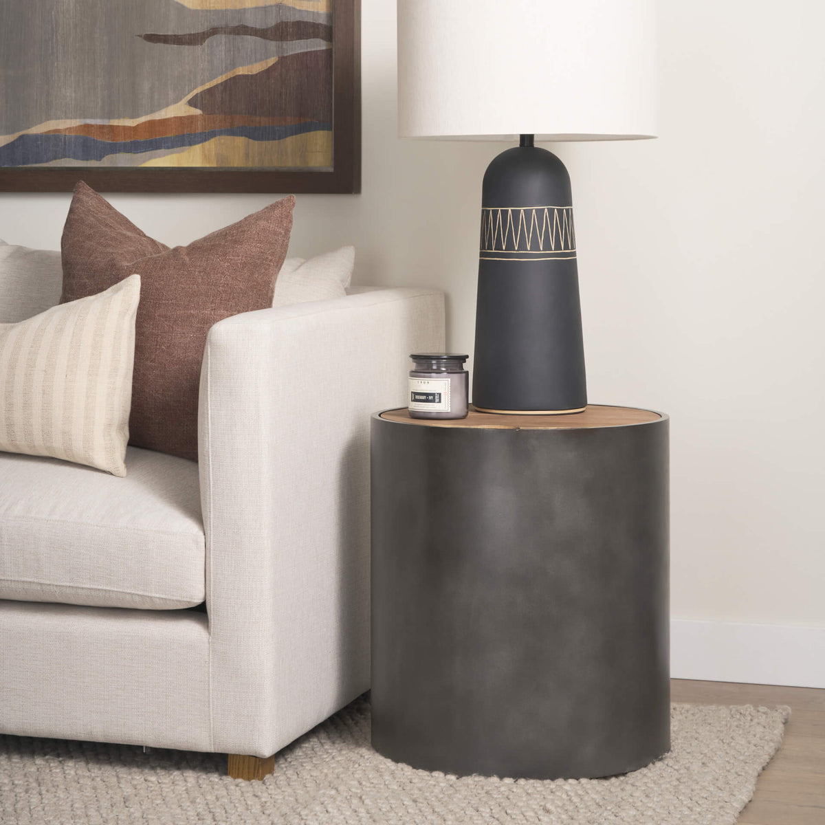 MERCANA ECLIPSE ROUND SIDE TABLE 70239