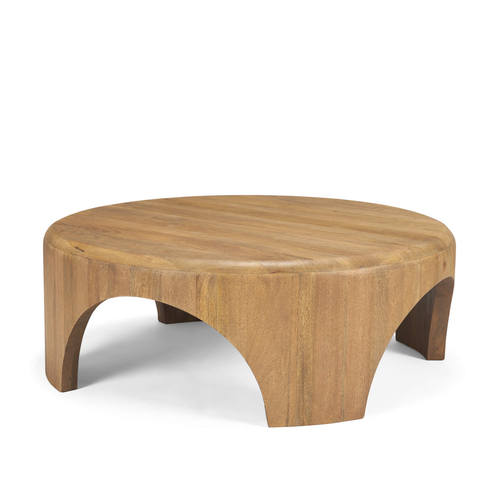 MERCANA SHIMA LIGHT BROWN WOOD COFFEE TABLE  70867