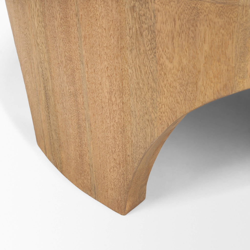 MERCANA SHIMA LIGHT BROWN WOOD COFFEE TABLE  70867