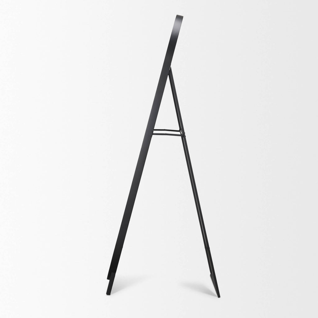 MERCANA TILLIE OBLONG BLACK STANDING FLOOR MIRROR 70908