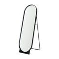 MERCANA TILLIE OBLONG BLACK STANDING FLOOR MIRROR 70908