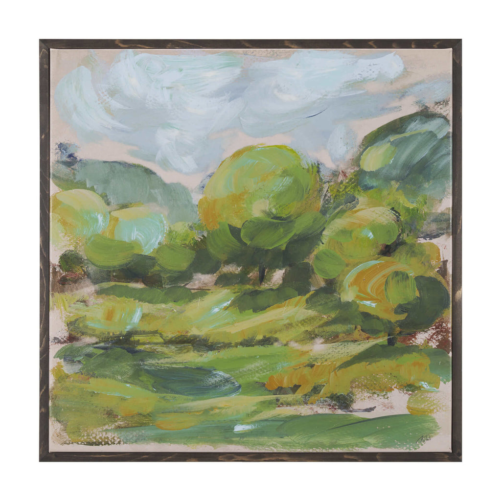 MERCANA VIBRANT VIEW HAND EMBELLISHED TEXTURED CANVAS 102640-FS