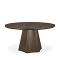 MERCANA JOVANI 60" SOLID DARK BROWN MANGO WOOD DINING TABLE  71107-AB