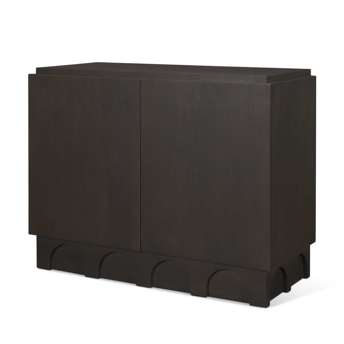 MERCANA WAGNER WOOD ARCHED DESIGN ACCENT CABINET 71040