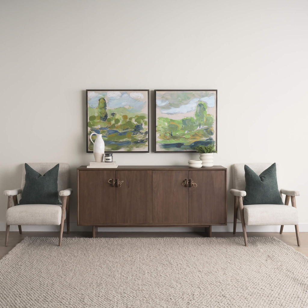 MERCANA VARENNA 4 DOOR DARK BROWN WOOD SIDEBOARD 71012